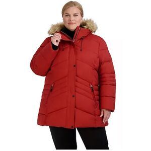 ZeroXposur Tessa Faux-Fur Hood Quilted Parka Coat